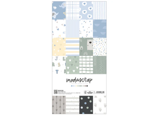 Modascrap Italian Scrap Style - Hello Sweet Boy 6x12 Paper Pad