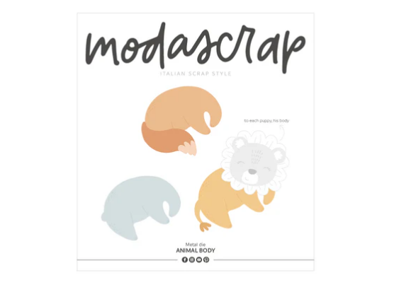 Modascrap Italian Scrap Style - Metal Die - Animal Body