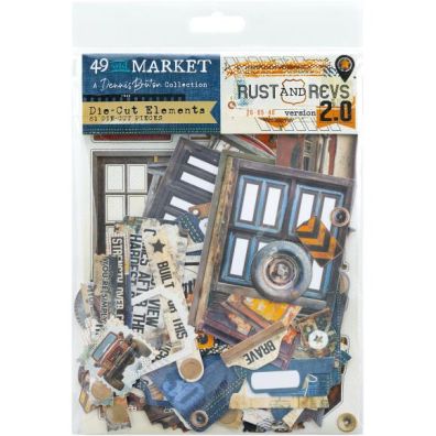 49 And Market Die-Cut Elements - Rust & Revs 2.0