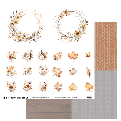 Add on September - PTW Design - Efterårsmotiver 12x12 Klippeark - sælges kun til kitklubmedlemmer