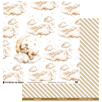 Add on August - EKSTRA PTW Design - Søde Drømme 12x12 mønsterpapir