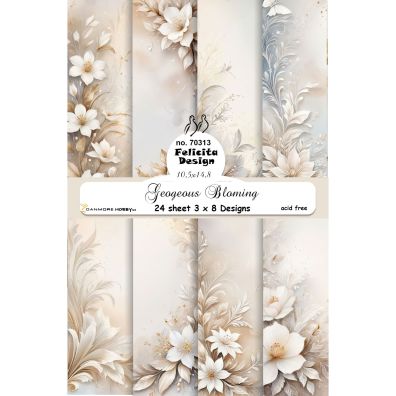 Felicita Design - A6 - Card - Geogeous Bloming, 24 ark