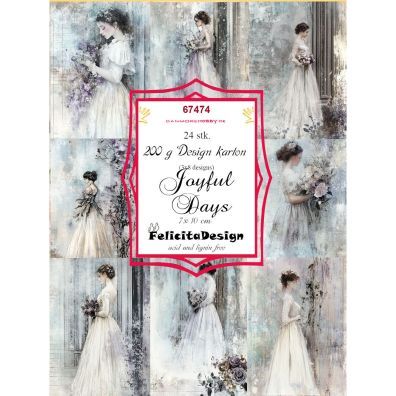 Felicita Design - 7x10 cm - Toppers - Joyful Days, 24 ark