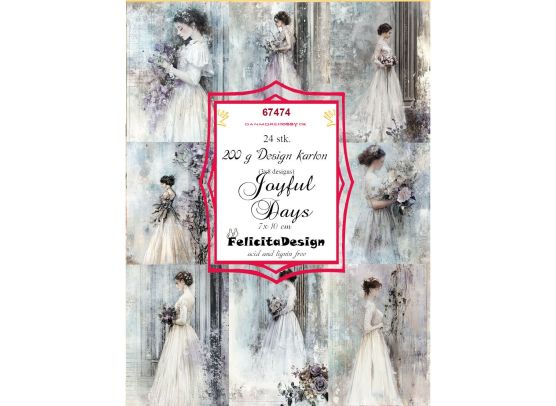 Felicita Design - 7x10 cm - Toppers - Joyful Days, 24 ark