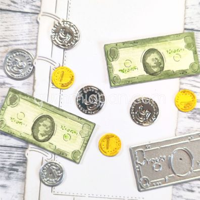 Gummiapan - Dies - Bill and Coins