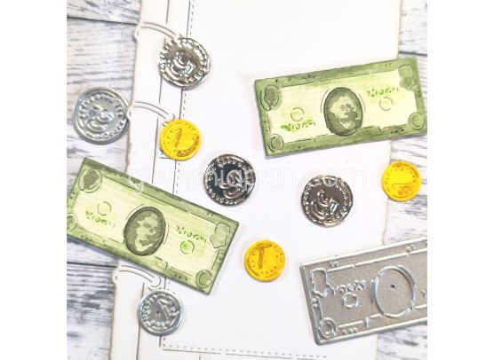 Gummiapan - Dies - Bill and Coins