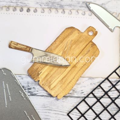 Gummiapan - Dies - Cutting Board and Knife