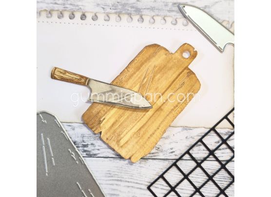 Gummiapan - Dies - Cutting Board and Knife