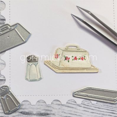 Gummiapan - Dies - Butter Dish and Salt