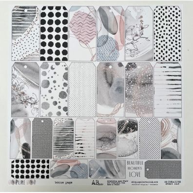 AB Studio - Pure - Bonus Page 12x12 klippeark