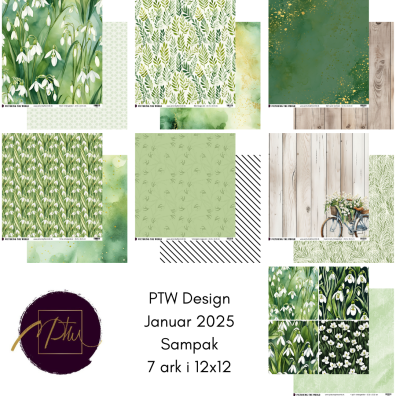 PTW Design - Januar 2025 sampak - 7 ark 12x12