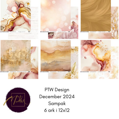 PTW Design - December 2024 sampak - 6 ark 12x12
