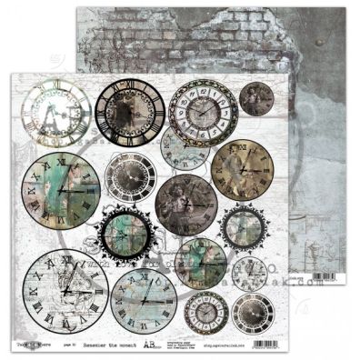 AB Studio - Take Me There - Remember The Moment 12x12 mønsterpapir