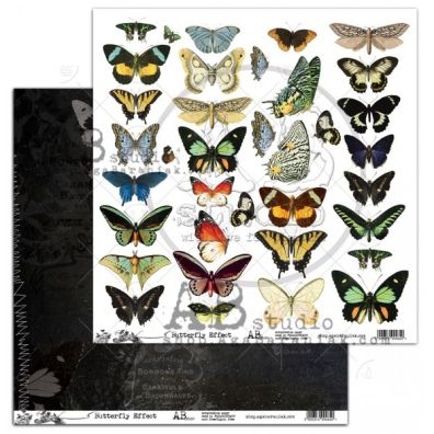 AB Studio - Butterfly Effect 12x12 klippeark