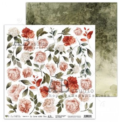 AB Studio - In Love With You - In Love With You 12x12 mønsterpapir