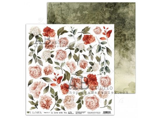 AB Studio - In Love With You - In Love With You 12x12 mønsterpapir