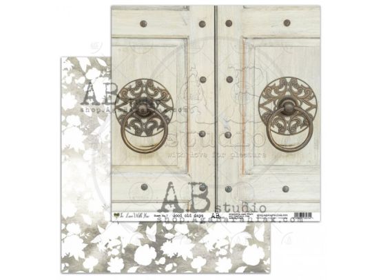 AB Studio - In Love With You - Good Old Days 12x12 mønsterpapir