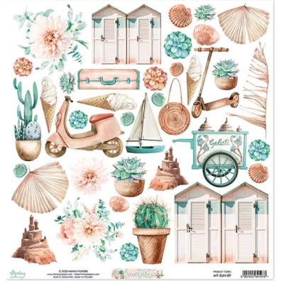 Mintay Papers - Suntastic - Bonus Page 12x12 klippeark