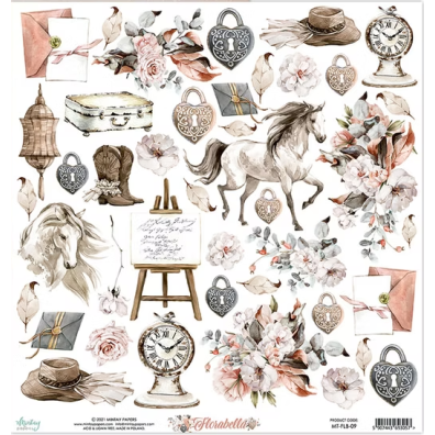 Mintay Papers - Florabella - Bonus Page 12x12 klippeark