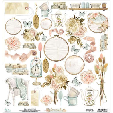 Mintay Papers - Homemade - Bonus Page 12x12 klippeark