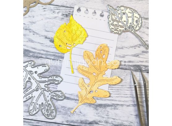 Gummiapan - Dies - Thorn Oak Leaf & Thorn Linden Leaf