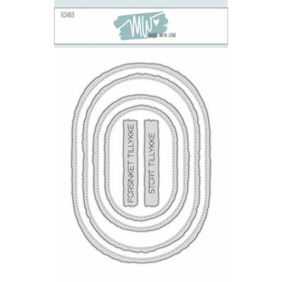 MW - Made With Love - Deckle Edge Ovals