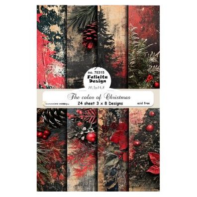 Felicita Design - A6 - Card - The Color of Christmas - 24 ark