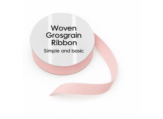 Simple and Basic - Grosgrain Ribbon - Light Pink - 8 mm x 10m