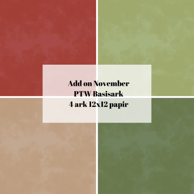 Add on November - PTW Design - November Basis sampak - sælges kun til kitklubmedlemmer