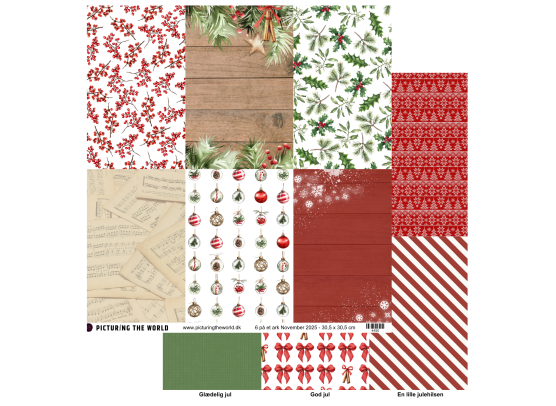 Add on November - PTW Design - November 2025 - 6 på 1 ark - sælges kun til kitklubmedlemmer.