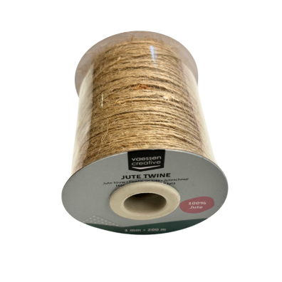 Add on November - Jute Twine, 100% Natural - 1mm x 200 m - 1 stk