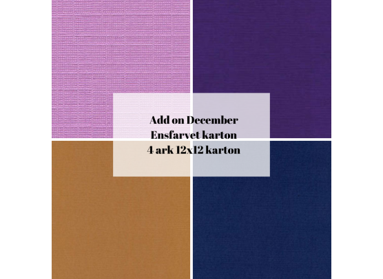 Add on December - Karton
