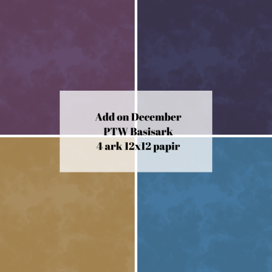 Add on December - PTW Design - December Basis sampak - sælges kun til kitklubmedlemmer
