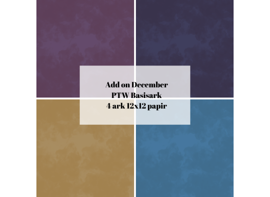 Add on December - PTW Design - December Basis sampak - sælges kun til kitklubmedlemmer
