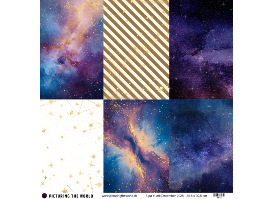 Add on December - PTW Design - December 2025 - 6 på 1 ark - sælges kun til kitklubmedlemmer.