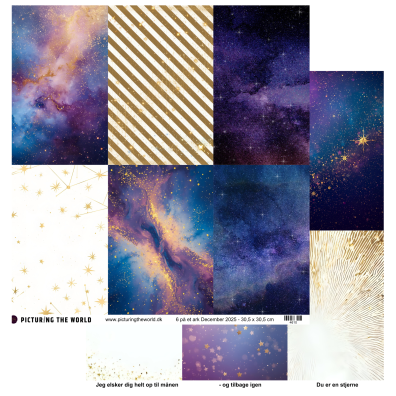 Add on December - PTW Design - December 2025 - 6 på 1 ark - sælges kun til kitklubmedlemmer.