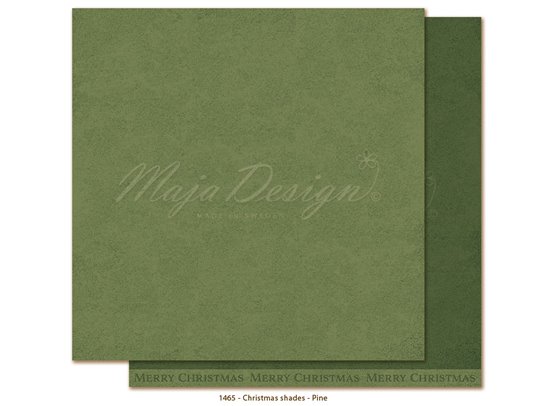Monochromes - Strawberry Shades - Summer Green 12x12 papir fra Maja Design