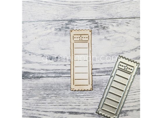 Gummiapan Dies - Worn Out Ticket With Star