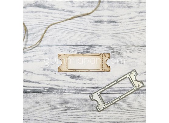 Gummiapan Dies - Worn Ticket With Panel
