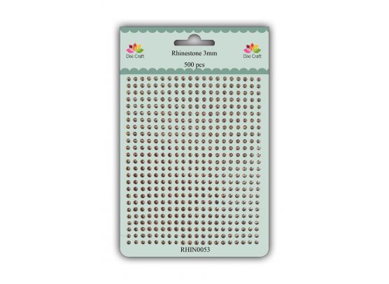Dixi Craft - Rhinestone - 3mm Bronze