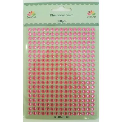 Dixi Craft - Rhinestone - 5mm Pink