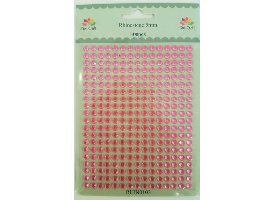 Dixi Craft - Rhinestone - 5mm Pink