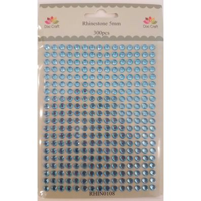 Dixi Craft - Rhinestone - 5mm Babyblå