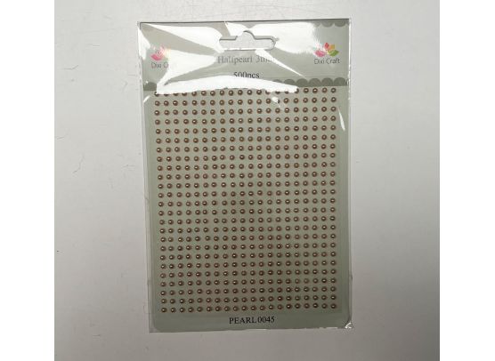 Dixi Craft - Halfpearl 3mm - Creme Caramel 500 pcs