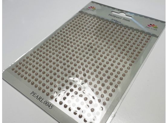 Dixi Craft - Halfpearl 3mm - Creme Caramel 500 pcs