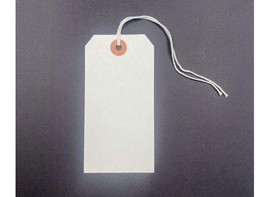 Add on Januar - Manillamærker - Hvid m. snor ca. 26 stk.