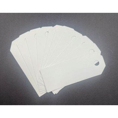 Add on Januar - Små Manillamærker - Hvid ca. 10 stk.