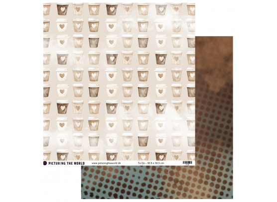 Add on Januar - EKSTRA PTW Design - To Go 12x12 mønsterpapir - sælges kun til kitklubmedlemmer