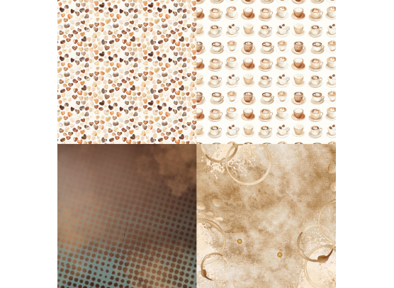 Add on Januar - PTW Design - 6x6 Januar Kit 2026 Papirsampak - 6 ark 12x12 - Sælges kun til kitklubmedlemmer