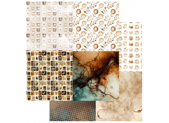 Add on Januar - PTW Design - 6x6 Januar Kit 2026 Papirsampak - 6 ark 12x12 - Sælges kun til kitklubmedlemmer